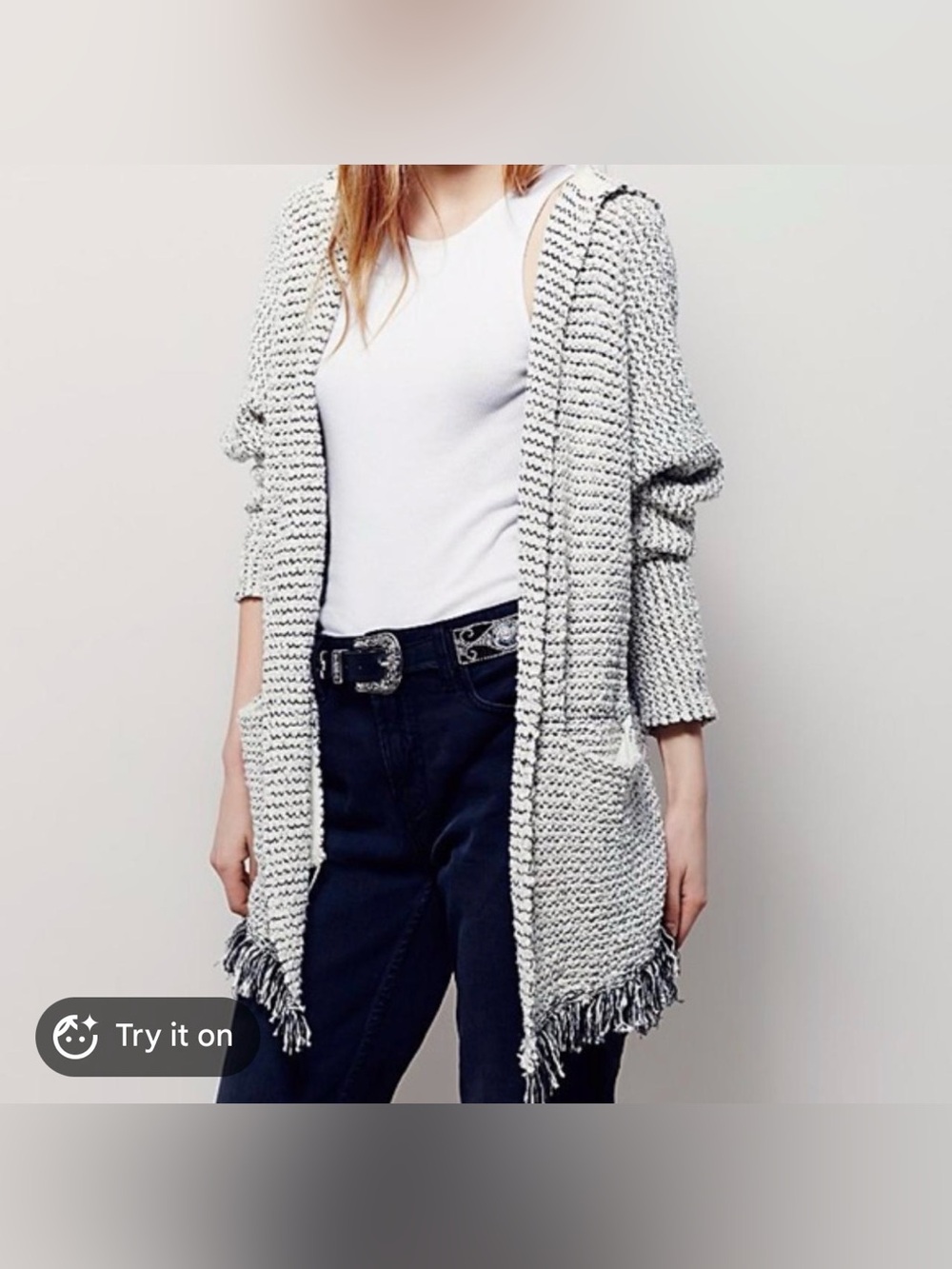 Free People Love Me Tender cardigan sz small - Picture 1 of 5